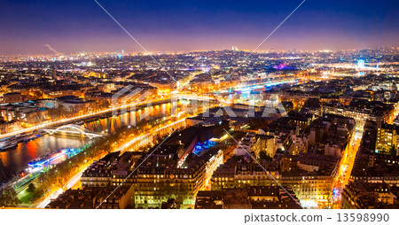 Paris at night. 13598990