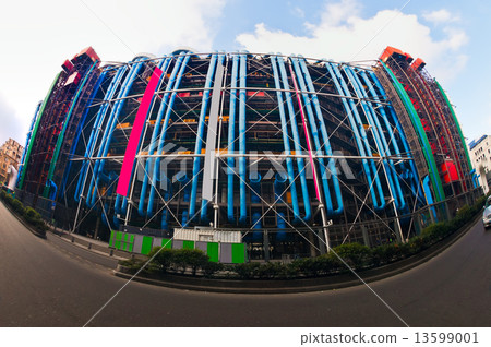 The Pompidou cultural center in Paris, France The Pompidou cultural center in Paris, France 13599001