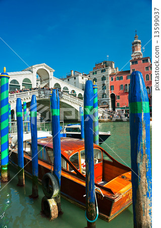 Venice, italy - March 05, 2011: Peoples watching the Grand Canal 13599037