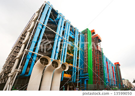 The Pompidou cultural center in Paris, France 13599050