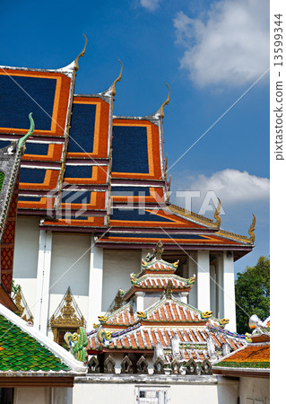 Wat Phra Kaeo Temple, bangkok, Thailand.. Wat Phra Kaeo Temple, bangkok, Thailand.. 13599344