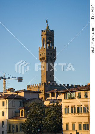 Florence, Palazzo Vecchio, piazza della Signoria. 13599434
