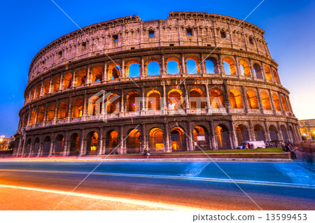 The Majestic Coliseum, Rome, Italy. The Majestic Coliseum, Rome, Italy. 13599453