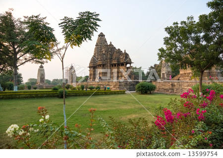 Temple in Khajuraho. 13599754
