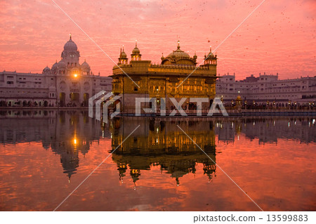 Sunset at Golden Temple. Sunset at Golden Temple. 13599883