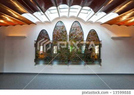 BARCELONA, SPAIN - DECEMBER 20:The Palau G_ell is a mansion in 13599888