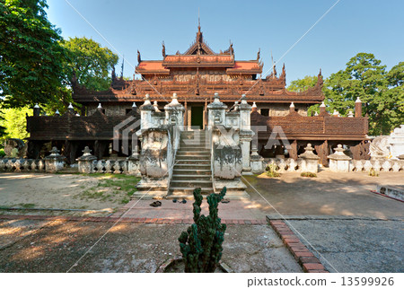 Golden Palace Monastery, Mandalay, Myanmar (Burma) 13599926
