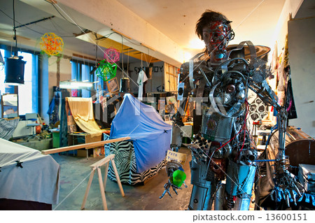 BERLIN, JANUARY 8: The Kunsthaus Tacheles, formerly a department 13600151