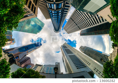 Singapore city skyline. 13600282