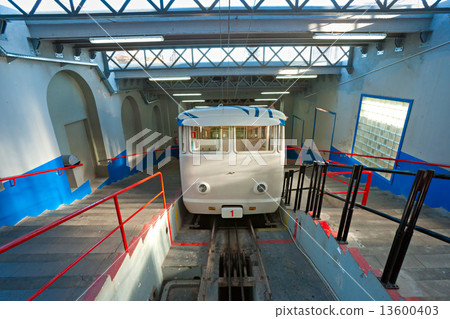 Funicolare to Tibidabo, Barcelona, Spain. 13600403