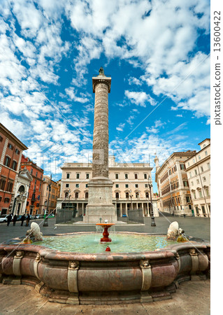 Marco Aurelio column, Rome, Italy. 13600422