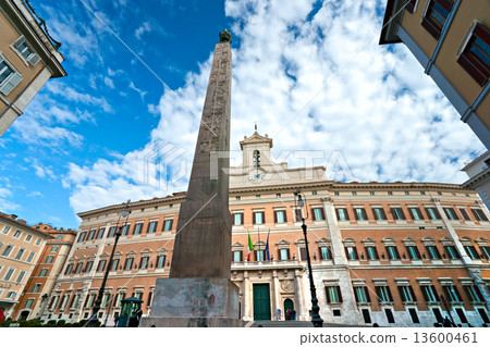 Montecitorio palace, Rome, Italy. Montecitorio palace, Rome, Italy. 13600461