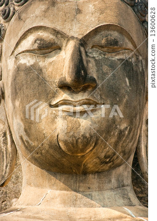 Buddha face in Sukhothai, Thailand, 13600628
