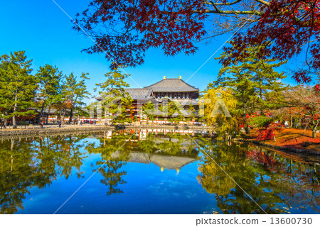 Todai-ji temple in Nara, Japan. 13600730