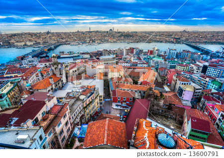 Galata tower, Istanbul, Turkey. 13600791