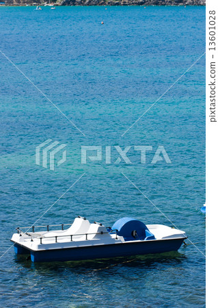 Pedalo on the sea, Biodola, Isle of Elba. 13601028