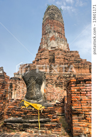 Ruined Old Temple of Ayuthaya, Thailand, Ruined Old Temple of Ayuthaya, Thailand, 13601171