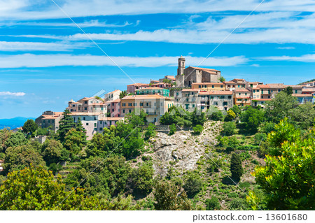 View of Poggio, Marciana, Elba island, Italy. View of Poggio, Marciana, Elba island, Italy. 13601680