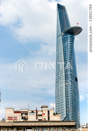 HO CHI MINH CITY - DECEMBER 18: Thre Bitexco Financial Tower is HO CHI MINH CITY - DECEMBER 18: Thre Bitexco Financial Tower is 13601764