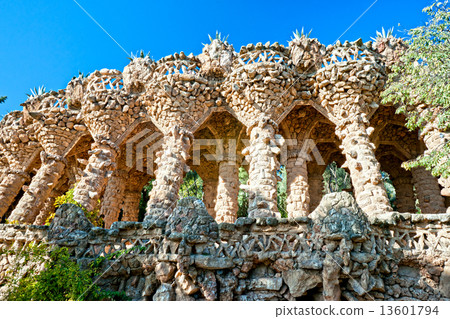 Park Guell in Barcelona, Spain. 13601794