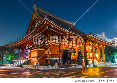 Sensoji-ji, Temple in Asakusa, Tokyo, Japan. 13601867