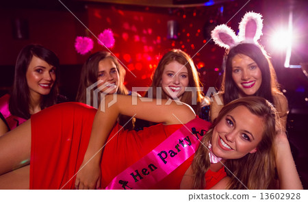 Pretty friends on a hen night 13602928