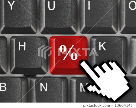 Computer keyboard with percent key Computer keyboard with percent key 13604145