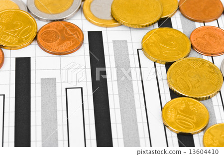 Money and diagram 13604410