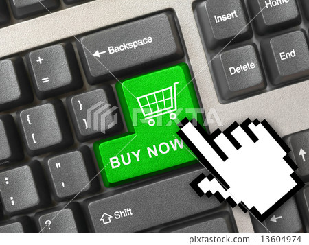 Computer keyboard with shopping key Computer keyboard with shopping key 13604974