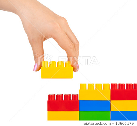 Hand and toy wall 13605179