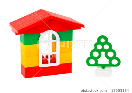 Toy house and tree 13605184