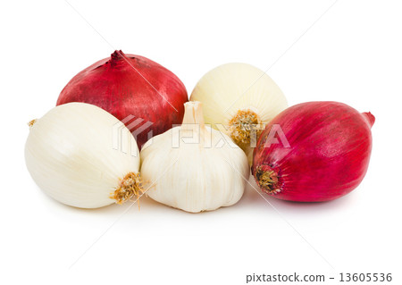 Shallot and garlic 13605536