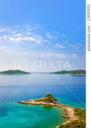 Cape and islands in Croatia 13605935