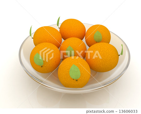 Oranges with leaves 13606033