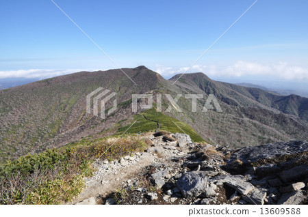 從Tokumun Shimayama的山頂看到的Horohoro山 13609588