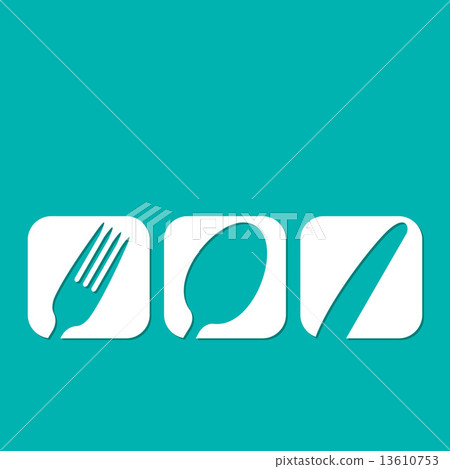 Restaurant menu design whit cutlery symbols 13610753