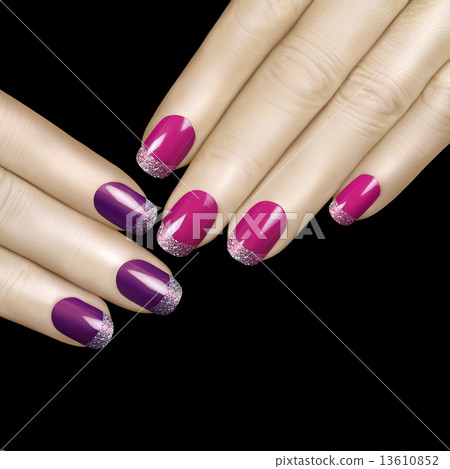 Nail Art. Luxury Nail Polish. Glitter Nail Stickers 13610852