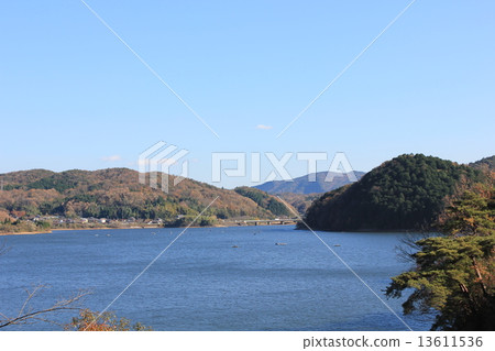 Sunny weather in Iruka pond Sunny weather in Iruka pond 13611536