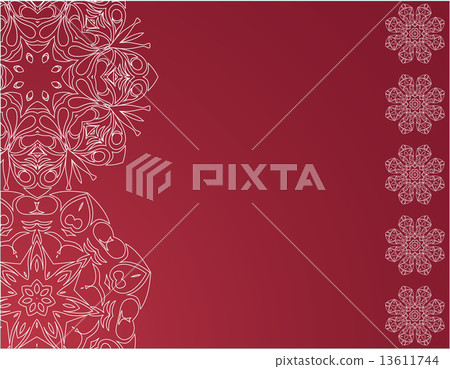 Snowflakes element card Snowflakes element card 13611744