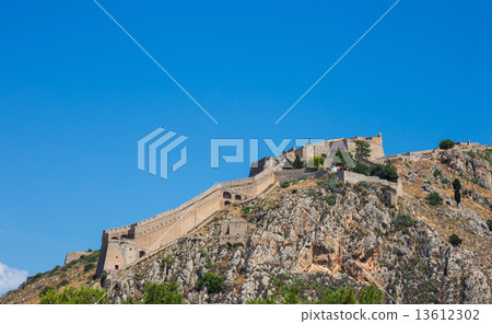 Palamidi fortress on the hill, Nafplion 13612302