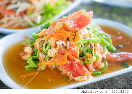 green papaya salad 13613232