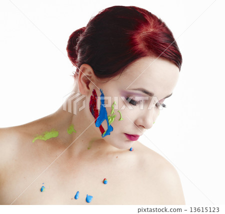 Painted face Painted face 13615123