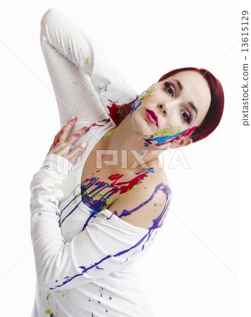 Painted woman Painted woman 13615129