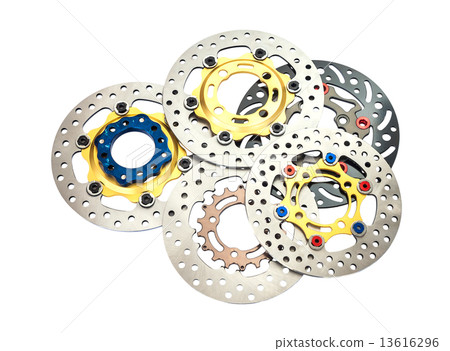 Isolated group of new disc brake for motorcycle 13616296
