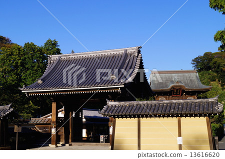 Kamakura Goyama Kenchoji general gate & Sanmon (Kanagawa kamakura city Yamanouchi) 13616620