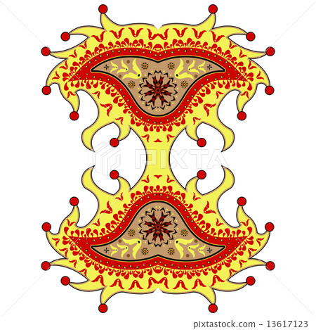 harlequin paisley ornament harlequin paisley ornament 13617123