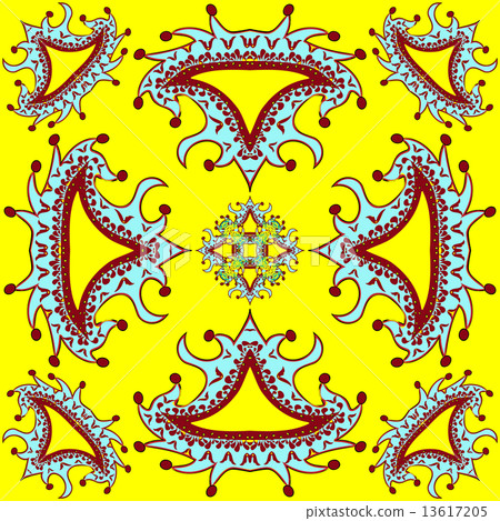 paisley background 13617205