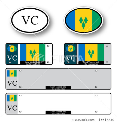 saint vincent and the grenadines auto set 13617230