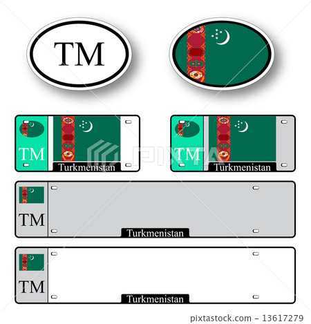 turkmenistan auto set 13617279