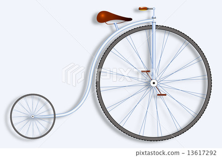 vintage shadowed bike 13617292